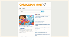 Desktop Screenshot of cartonianimati10.it
